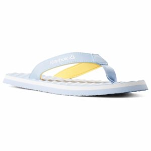 Reebok Misces Flip Flops Damen - Weiß/Gold - DE 206-KDP